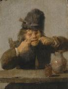 Adriaen Brouwer Youth Making a Face Germany oil painting artist